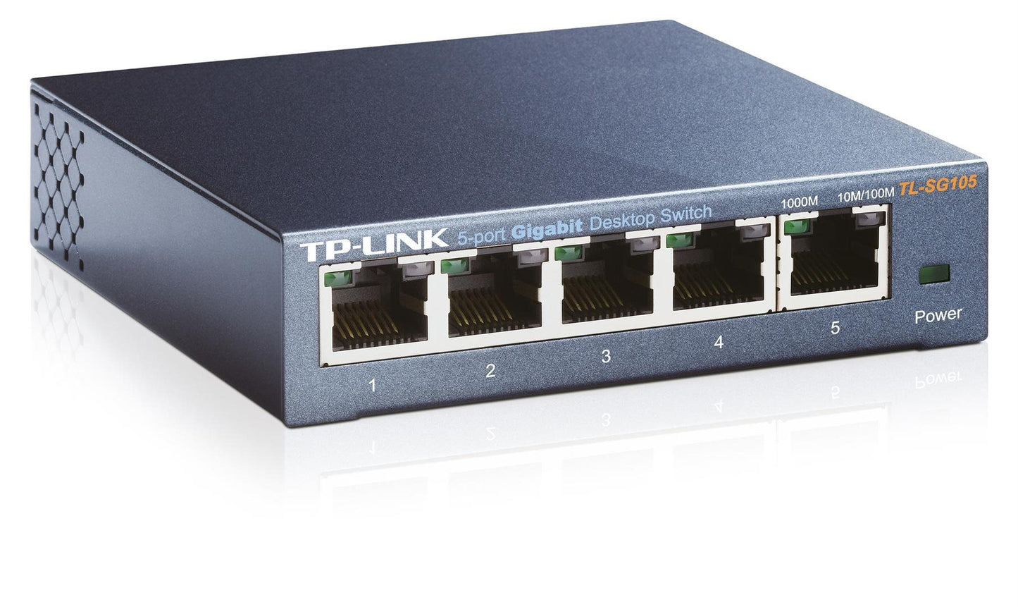 TP-LINK Switch TL-SG105 5xGBit Unmanaged Metallgehäuse