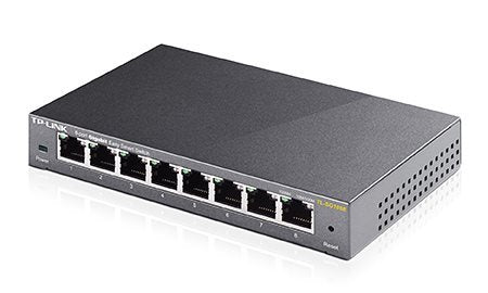 TP-LINK Switch TL-SG108E 8xGBit Unmanaged Metallgehäuse