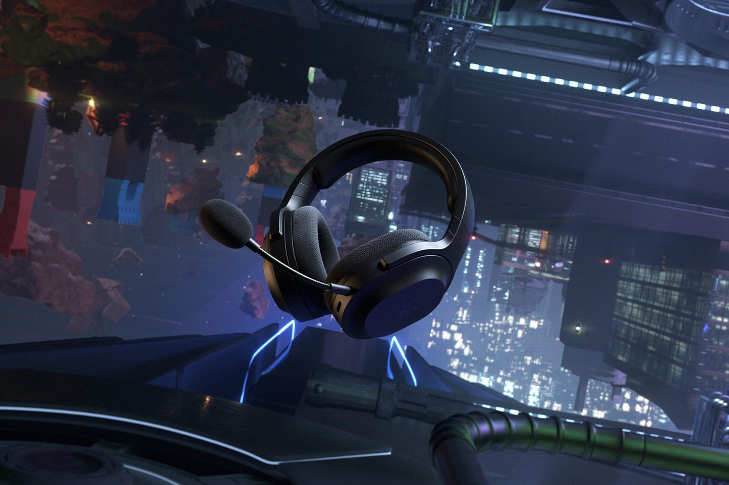 Razer Headset Barracuda X WL Gaming (2022) black BT für PC, Konsolen, mobile Geräte, ohrumschließe