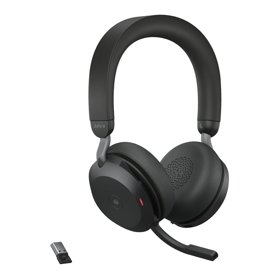 Jabra Headset Evolve2 75 USB-A MS Teams black Zertifiziert für Microsoft Teams