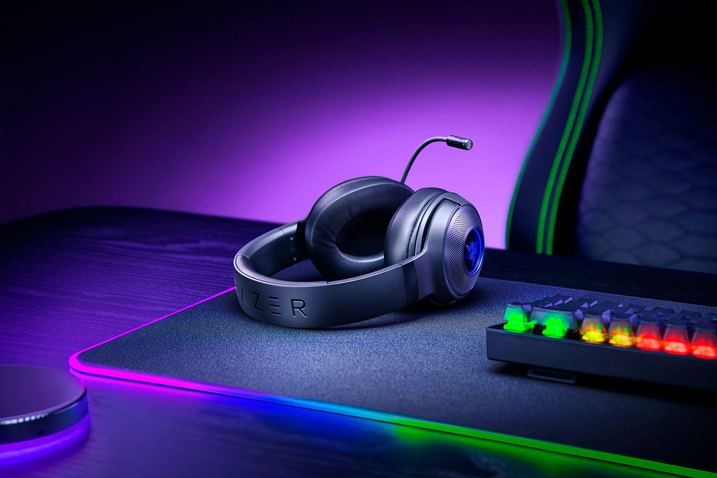 Razer Headset Kraken V3 X Gaming black USB ohrumschließend, Kopfband
