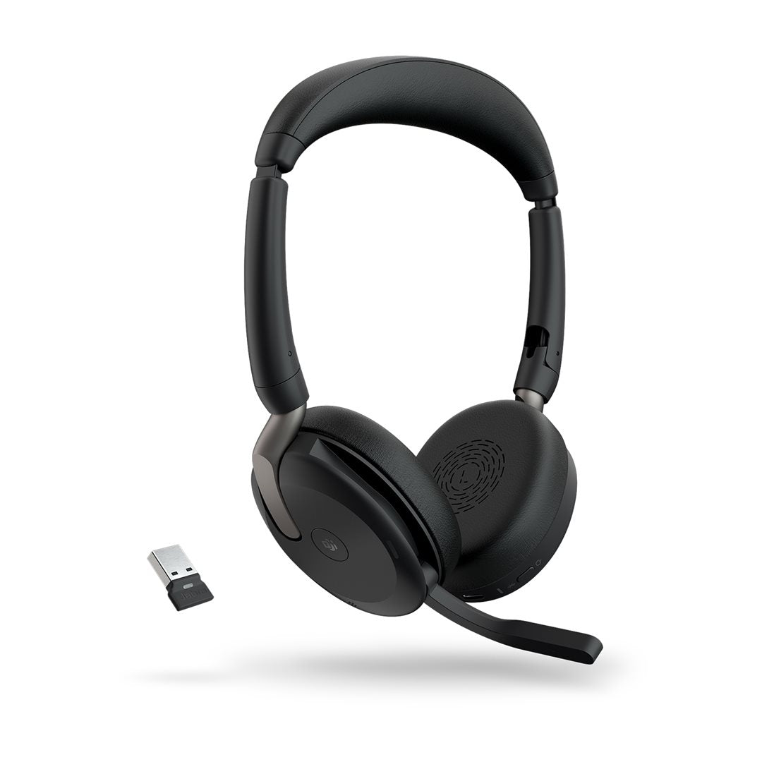 Jabra Headset Flex 65 MS Stereo USB-A BT Zertifiziert für Microsoft Teams