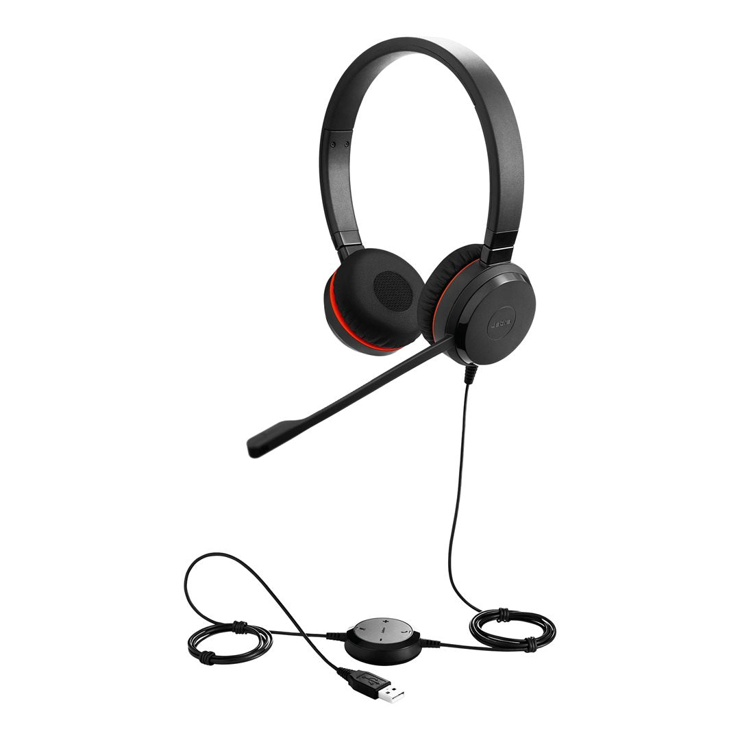 Jabra Headset Evolve 30 II UC Stereo USB-A Zertifiziert für Skype für Unternehmen