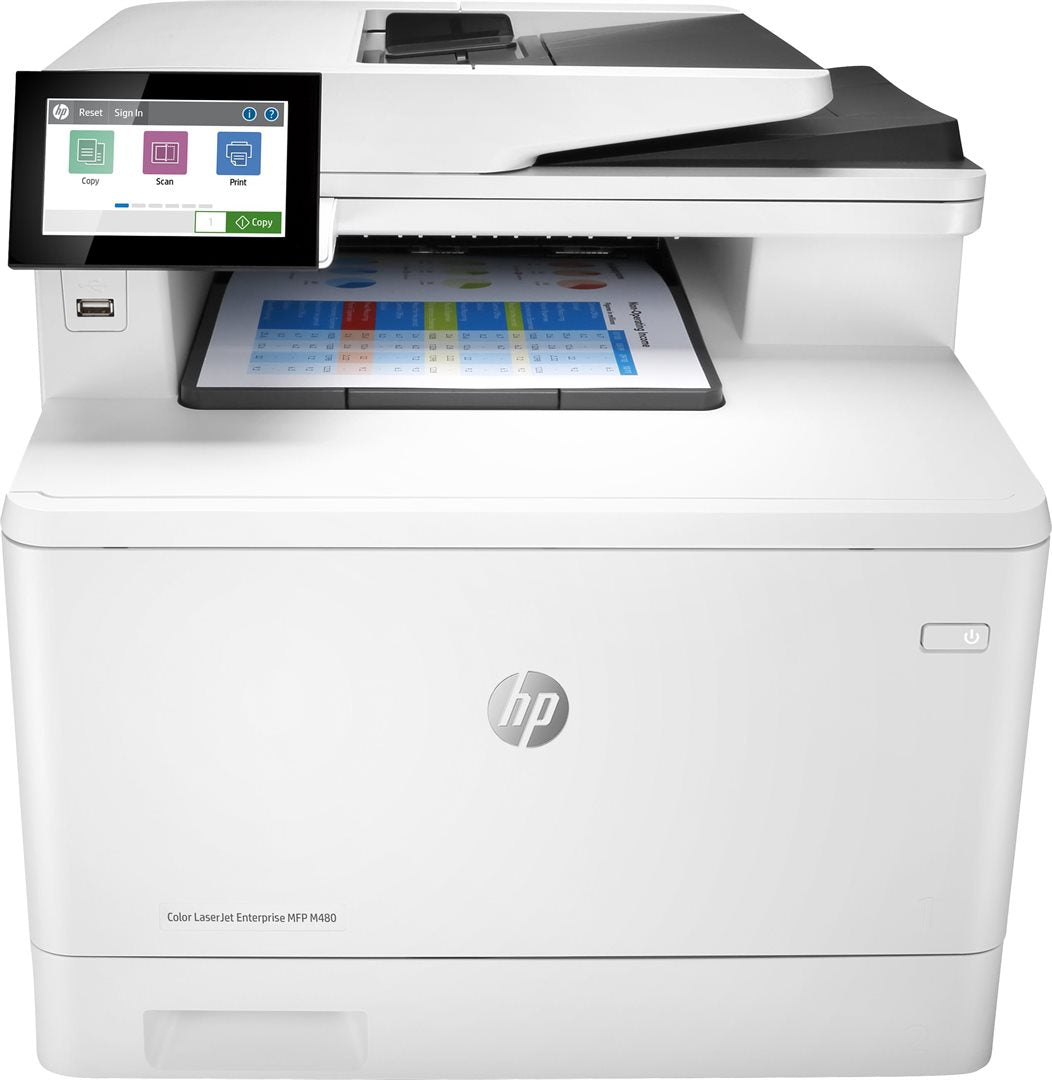 HP Color LaserJet Enterprise MFP M480 f (4in1) 4in1, Farbe, Laser, bis zu 27 Seiten/Min.
