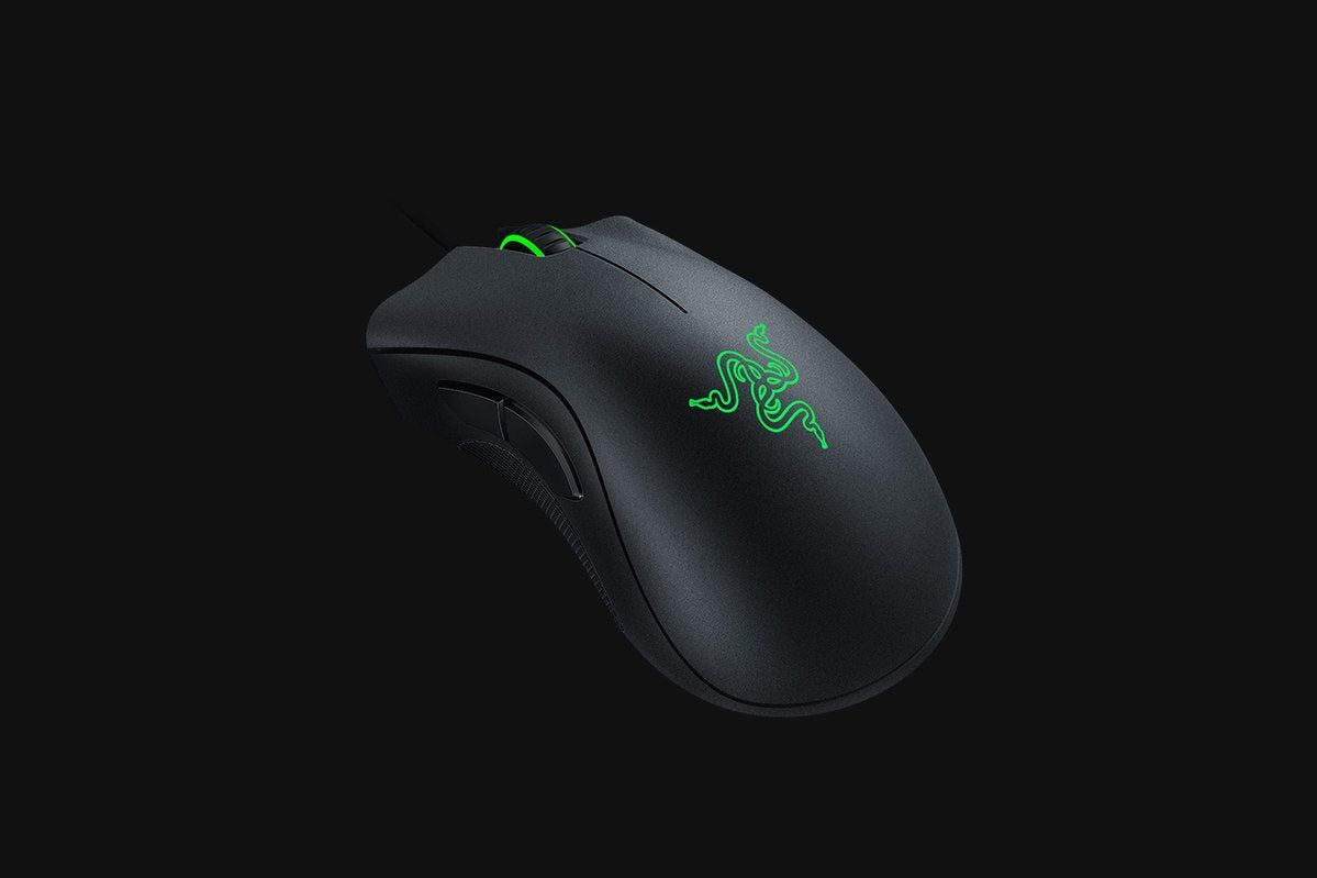 Razer Mouse DeathAdder Essential Gaming black für Rechtshänder, Kabelgebunden 2,1 m