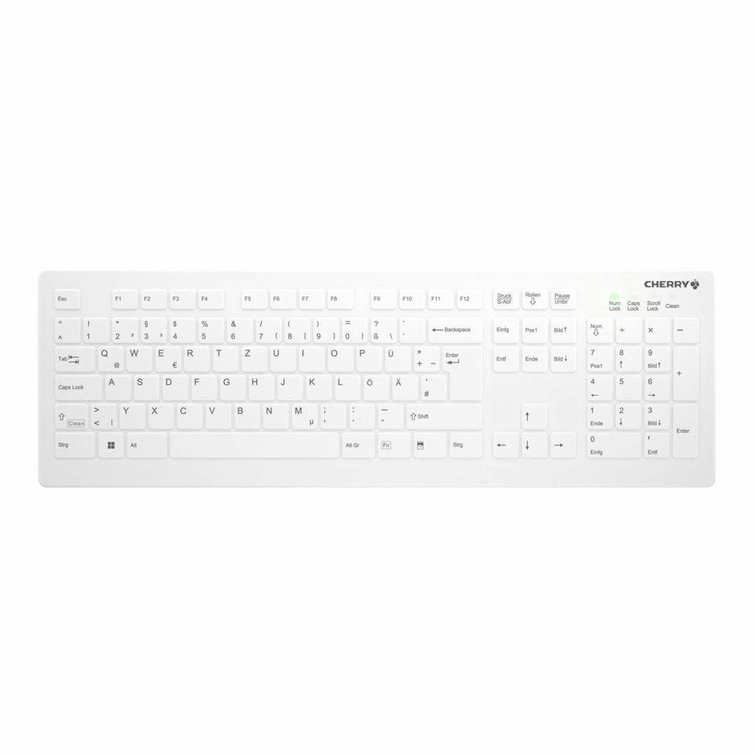 CHERRY Keyboard AK-C8112 Medical wireless DE white kabellos
