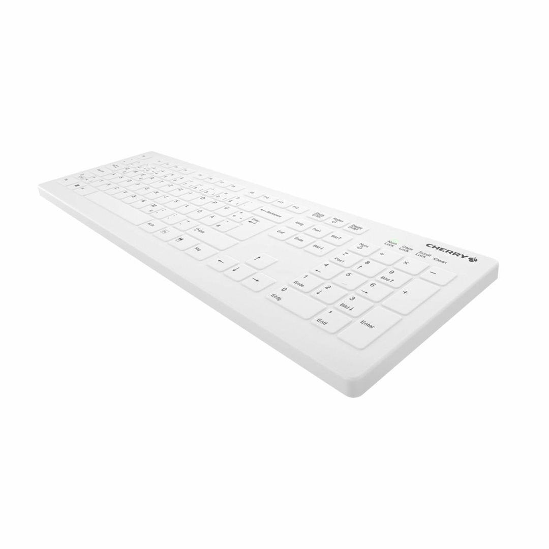 CHERRY Keyboard AK-C8112 Medical wireless DE white kabellos