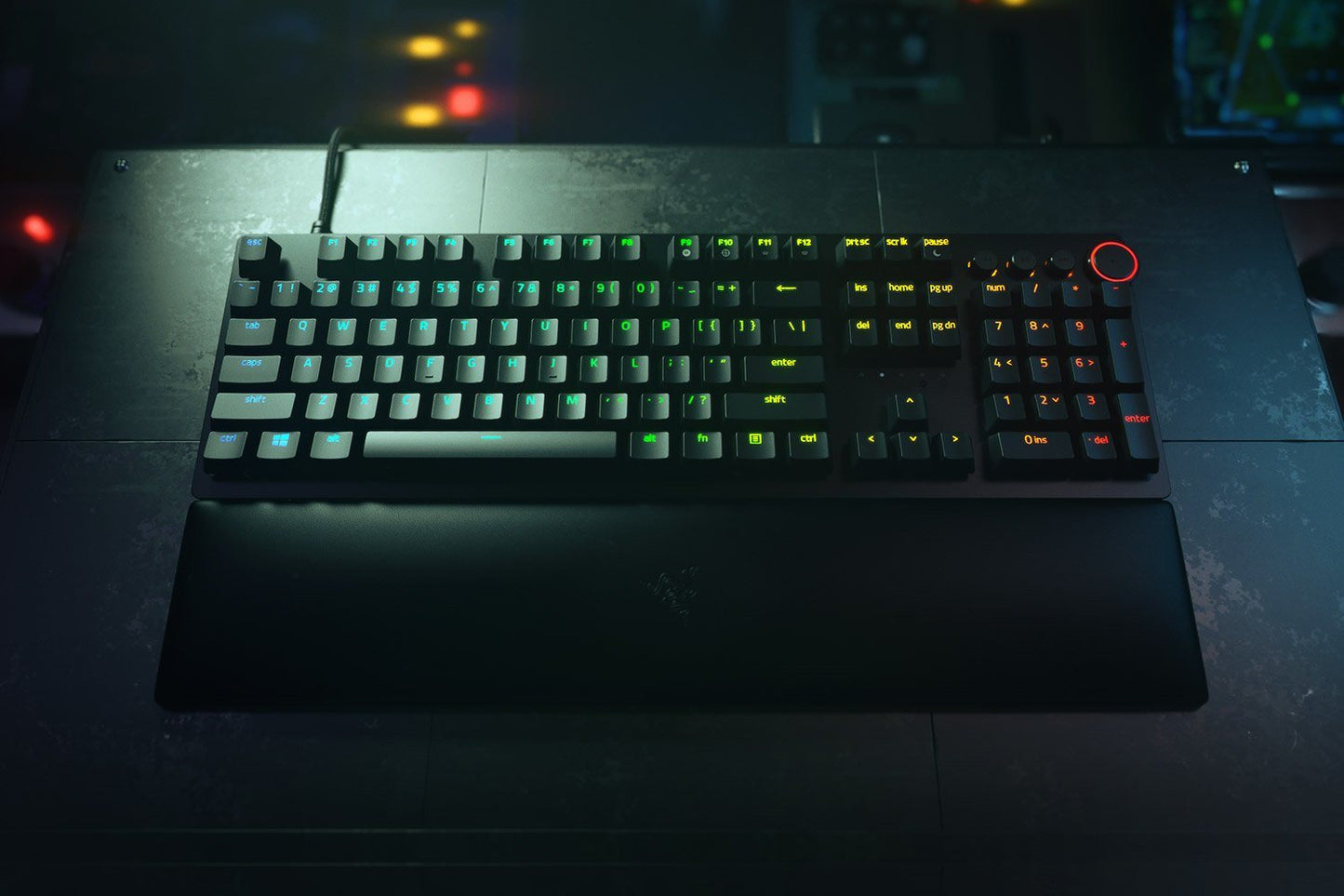 Razer Keyboard Huntsman V2 Gaming (DE) black Full Size,On-the-fly-Makro