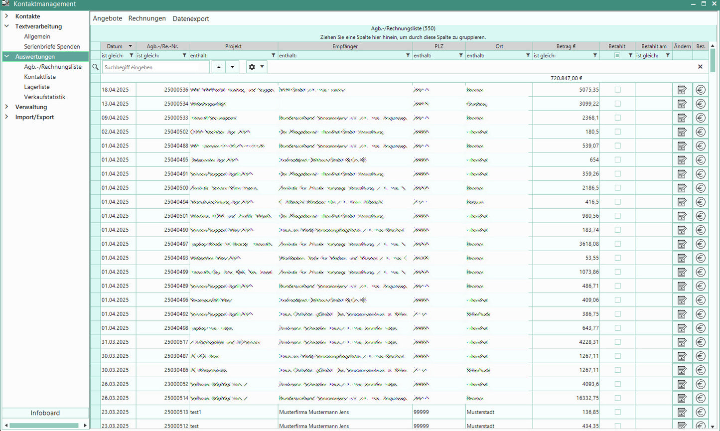 BdpMgt™ - Kundenmanagement-Software, Artikel, Angebote, Rechnungen, Mitglieder und Spenden verwalten