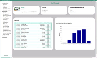 BdpMgt™ - Kundenmanagement-Software, Artikel, Angebote, Rechnungen, Mitglieder und Spenden verwalten