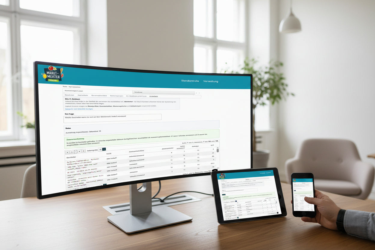 bdp KI Assistent als Webanwendung auf einem PC, Tablet und Handy