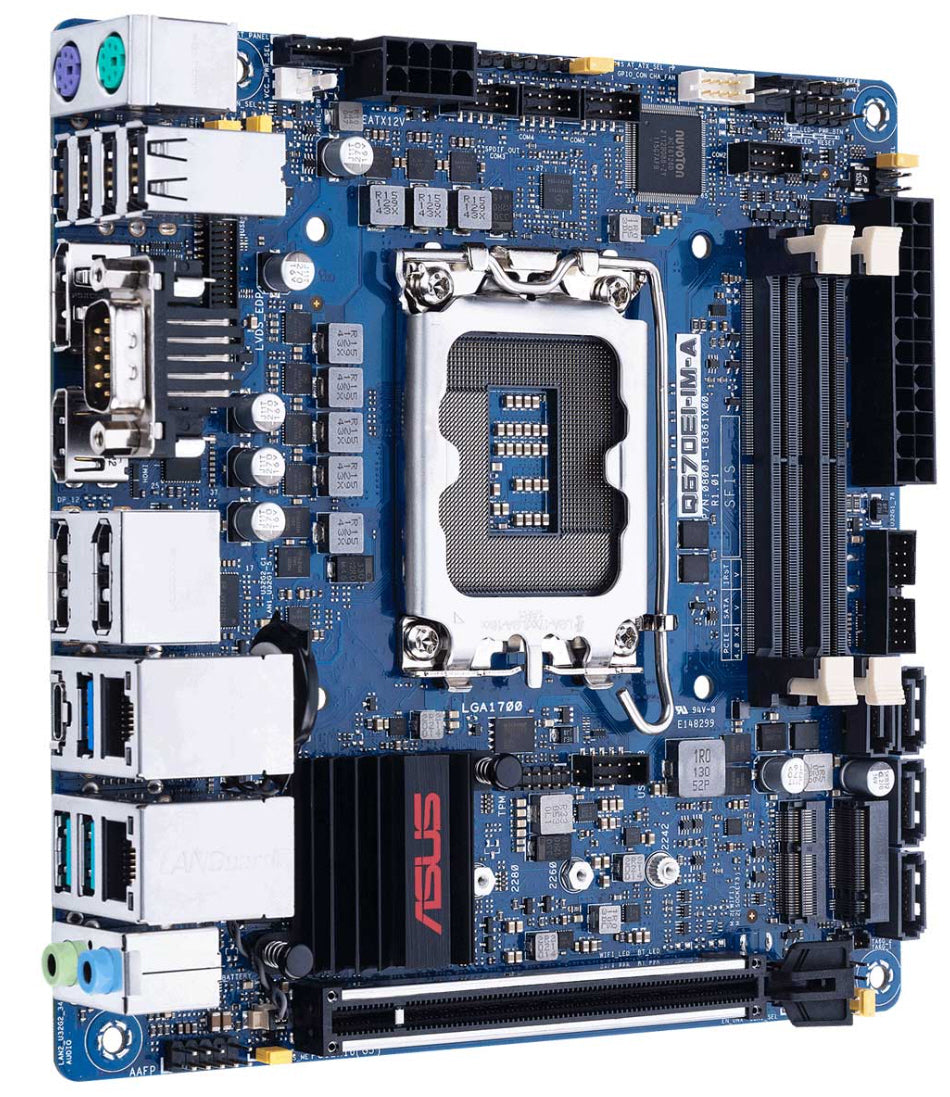 ASUS Q670EI-IM-A S1700/DDR5/3xDP+HDMI/vPro/24-7/mITX