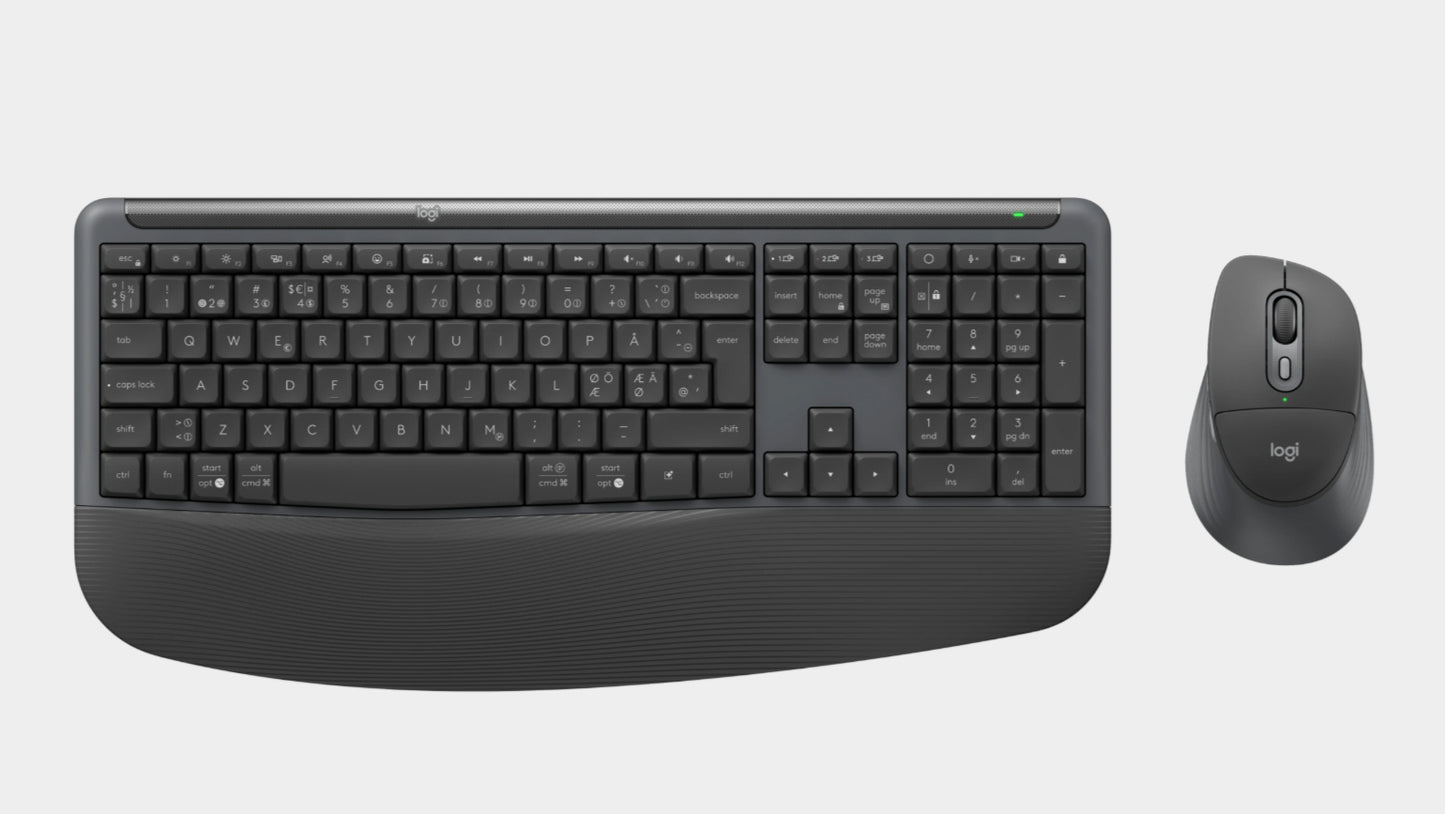 Logitech Desktop MK880 Signature Comfort Plus Combo DE graphite