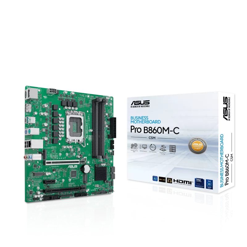 ASUS PRO B860M-C-CSM S1851/DDR5/2xDP-HDMI/2xM.2/24-7/µATX