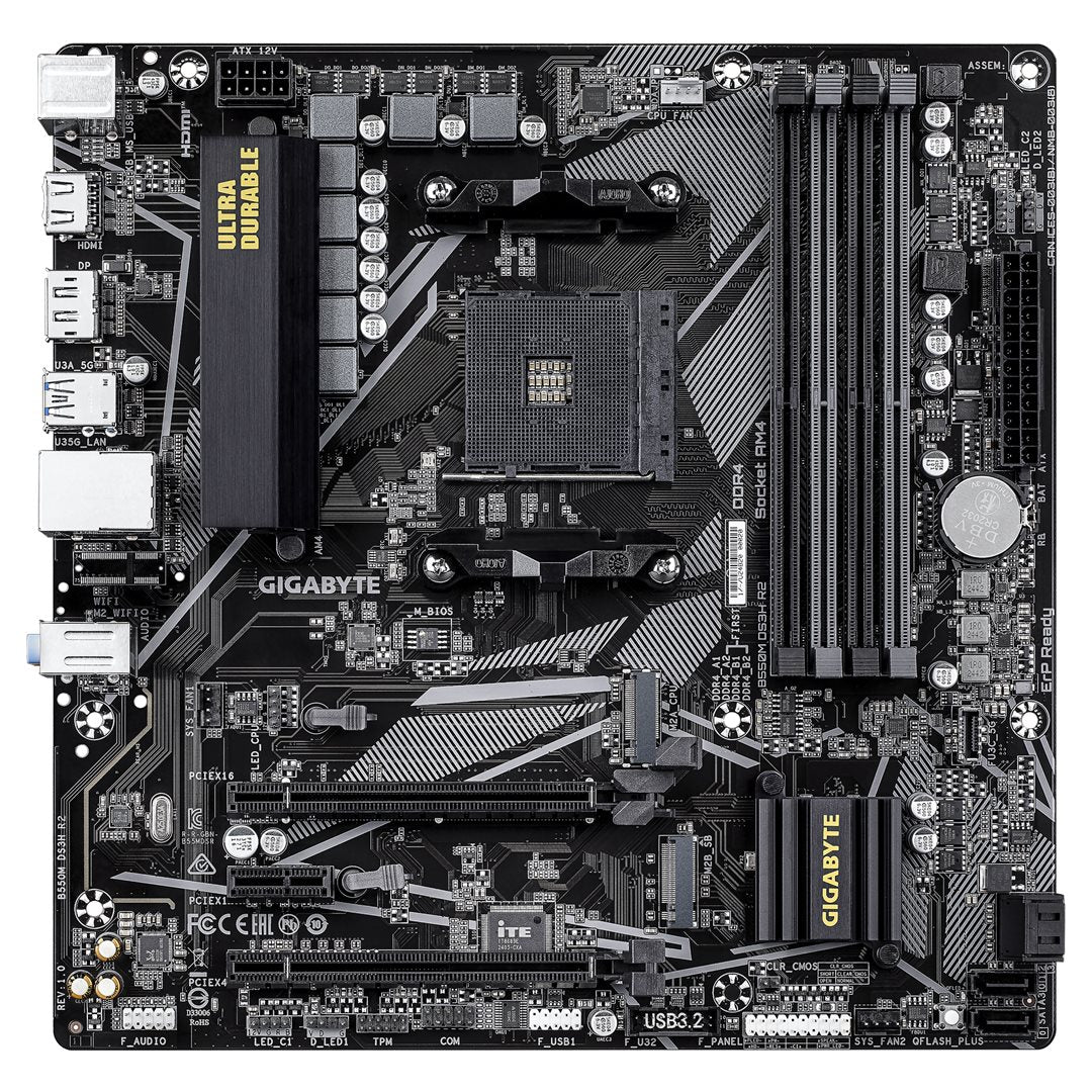 GIGA B550M DS3H R2 AM4 B550/DDR4/µATX