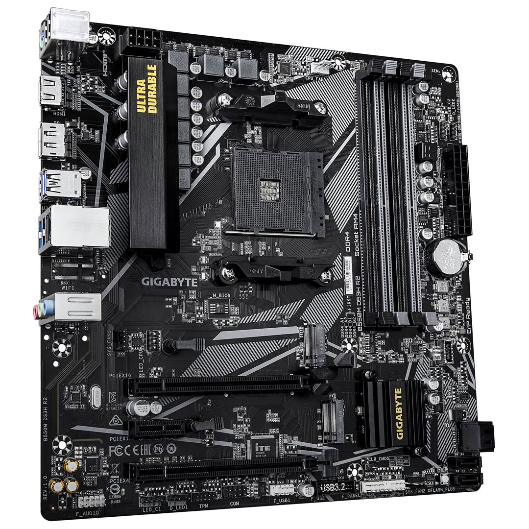 GIGA B550M DS3H R2 AM4 B550/DDR4/µATX