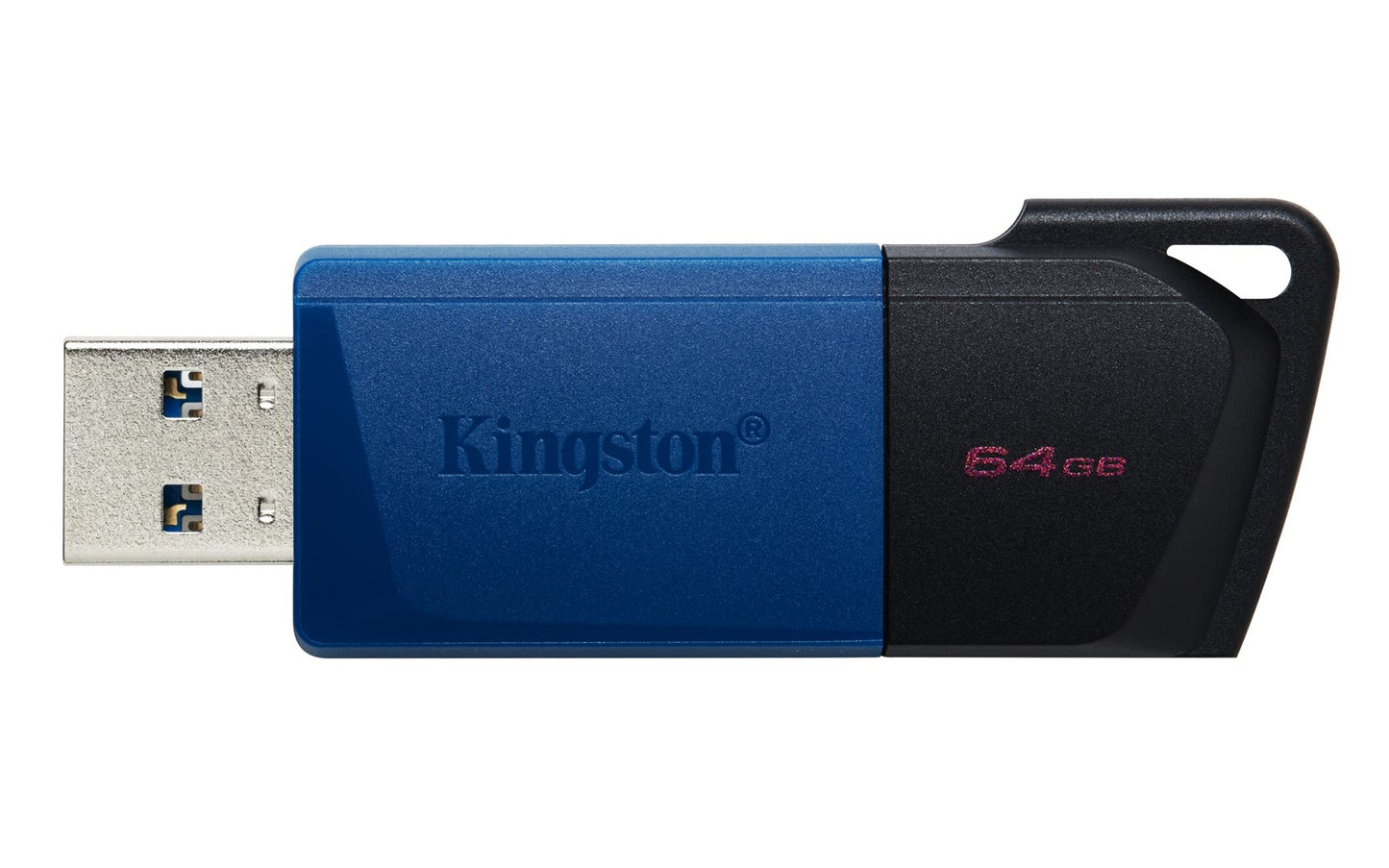 Kingston USB 3.2 Stick DataTraveler Exodia M black/blue 64GB 2er Pack 3.2 Gen 1, Zwei Stück