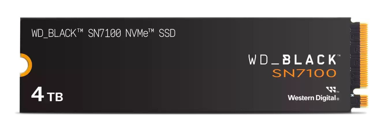 WD SSD M.2 (2280) 4TB Black SN7100 PCIe 4.0/NVMe (Di)