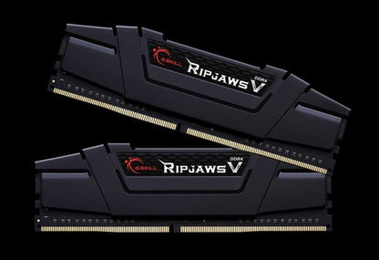 G.Skill DDR4 RAM 32GB (2x16GB Dual-Kit) PC3200 CL16 32GVK  Ripjaws V black (Intel optimiert)