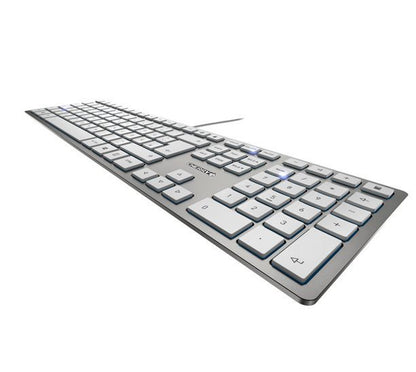 CHERRY Keyboard KC 6000 Slim DE silver/white