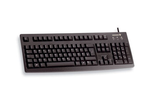 CHERRY Keyboard G83-6104 US/EU black USB