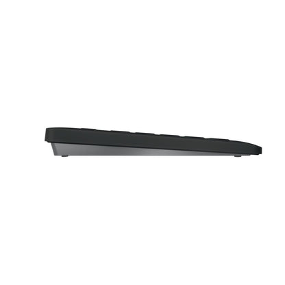 CHERRY Keyboard STREAM PROTECT WIRELESS DE black mit hochwertiger Schutzmembran