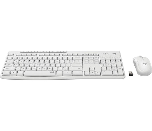 Logitech Desktop MK295 Wireless Silent DE grey