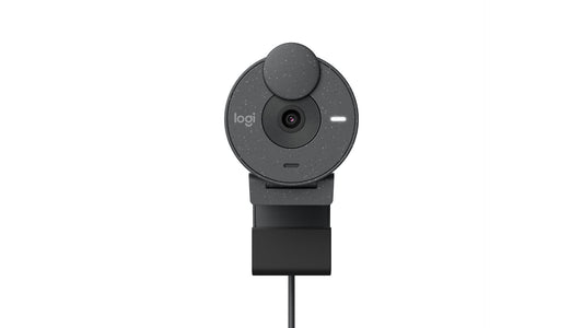 Logitech Webcam BRIO  305, Full-HD 1080p, USB-C, graphite Integrierte Abdeckblende, inkl. Montagecli