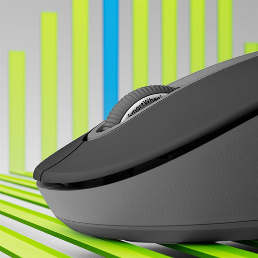 Logitech Mouse M650 SIGNATURE WL (RIGHT) BOLT graphite BT für kleine und mittelgroße Hände (<17,5 -