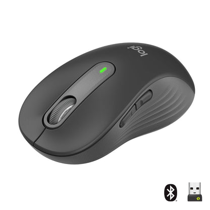 Logitech Mouse M650 SIGNATURE Large WL (RIGHT) BOLT graphite BT für große Hände (> 19,0 cm), Rechtsh