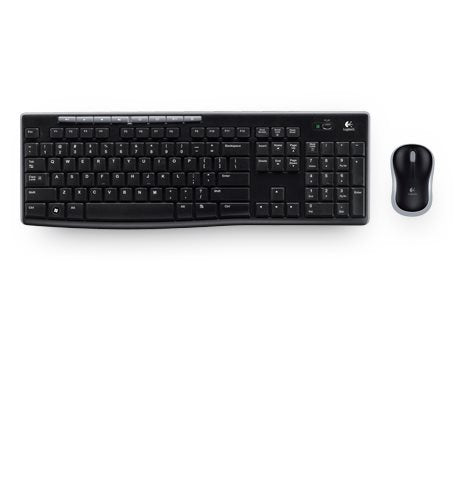 Logitech Desktop MK270 Wireless US/EU black