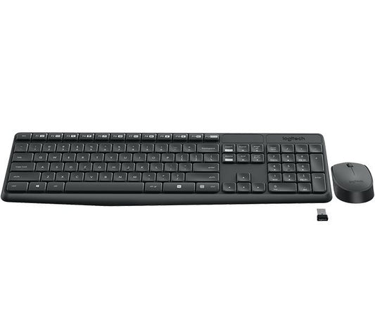 Logitech Desktop MK235 Wireless DE dark grey