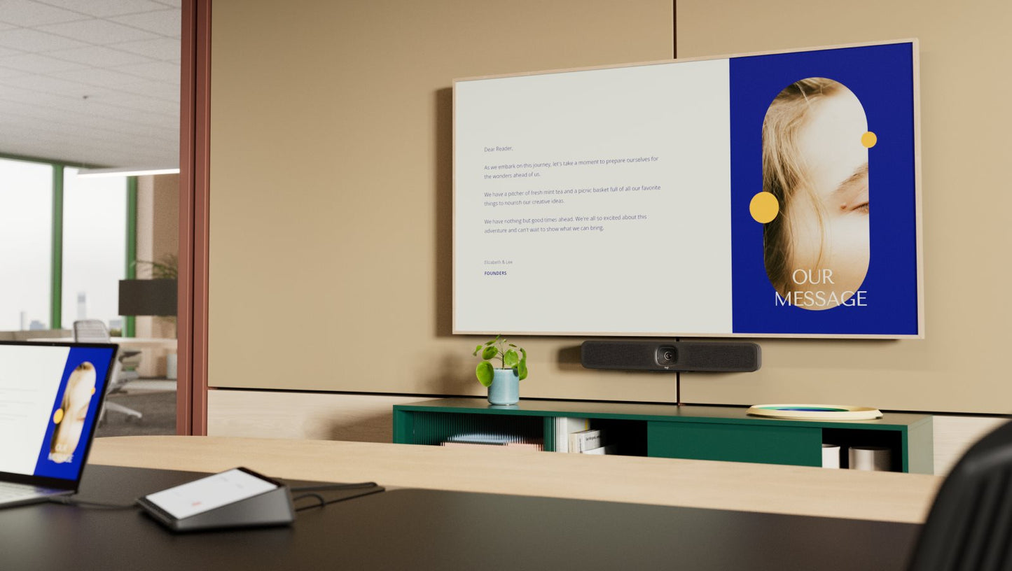 Logitech Webcam MEETUP 2 Conference Cam 4K Ultra HD kleine Konferenzräume