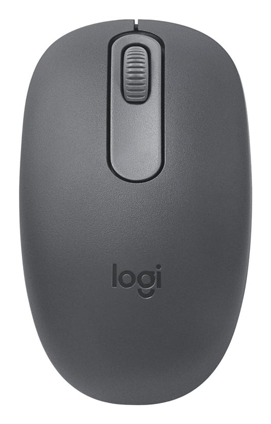 Logitech Mouse M196 Bluetooth Mouse gaphite BT 1000 dpi, symmetrisch