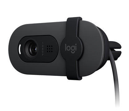 Logitech Webcam BRIO  100, Full HD 1080p, USB-A, graphite