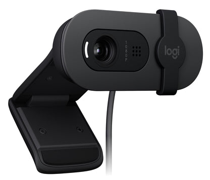 Logitech Webcam BRIO  100, Full HD 1080p, USB-A, graphite