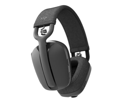 Logitech Headset Zone Vibe 100 Wireless graphite USB-C BT Leicht,  kabellos, ohrumschließend
