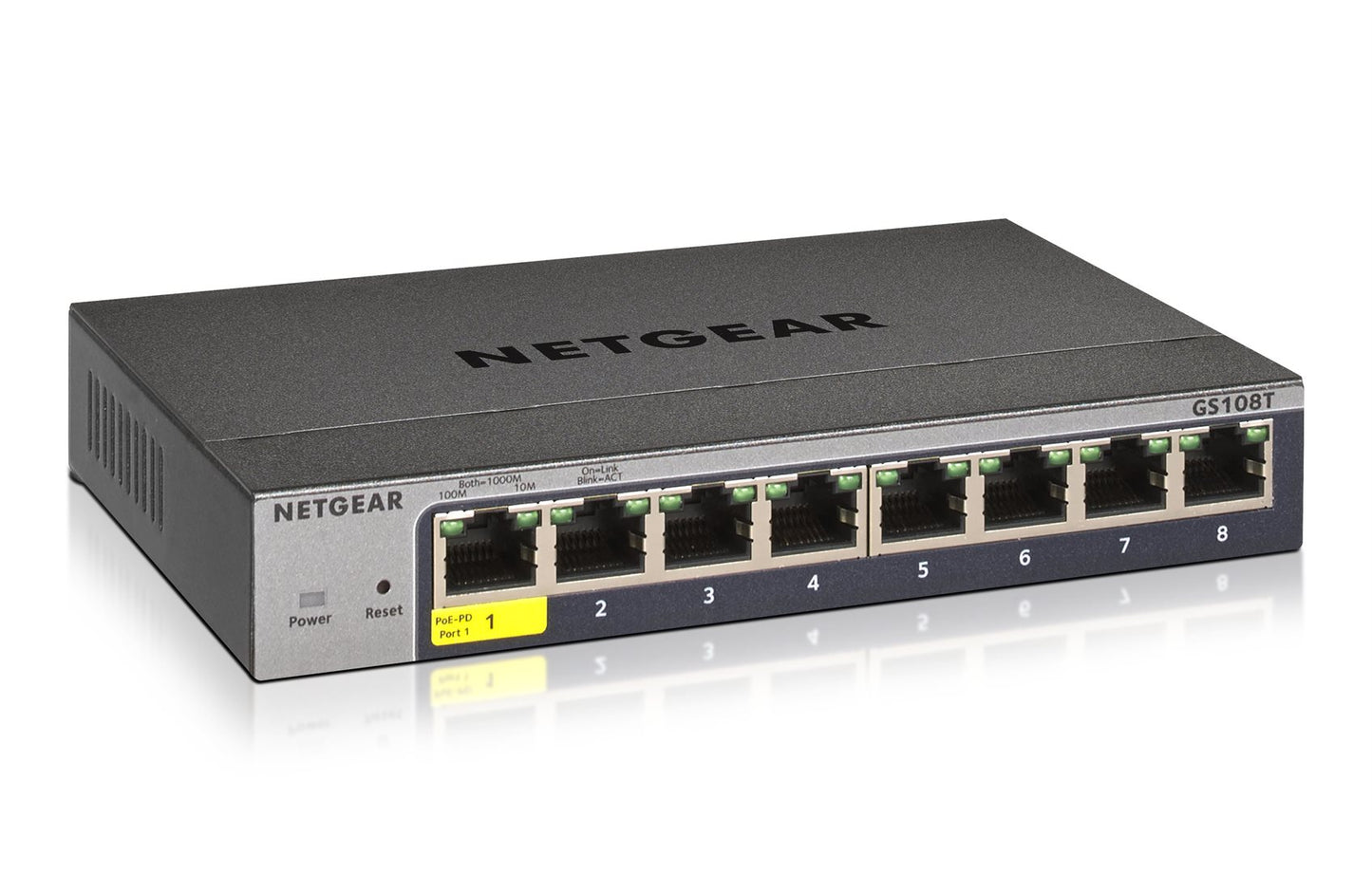 Netgear 8Port Switch 10/100/1000 GS108T v3