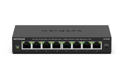 Netgear 8Port Switch 10/100/1000 GS308E GS308E-400EUS
