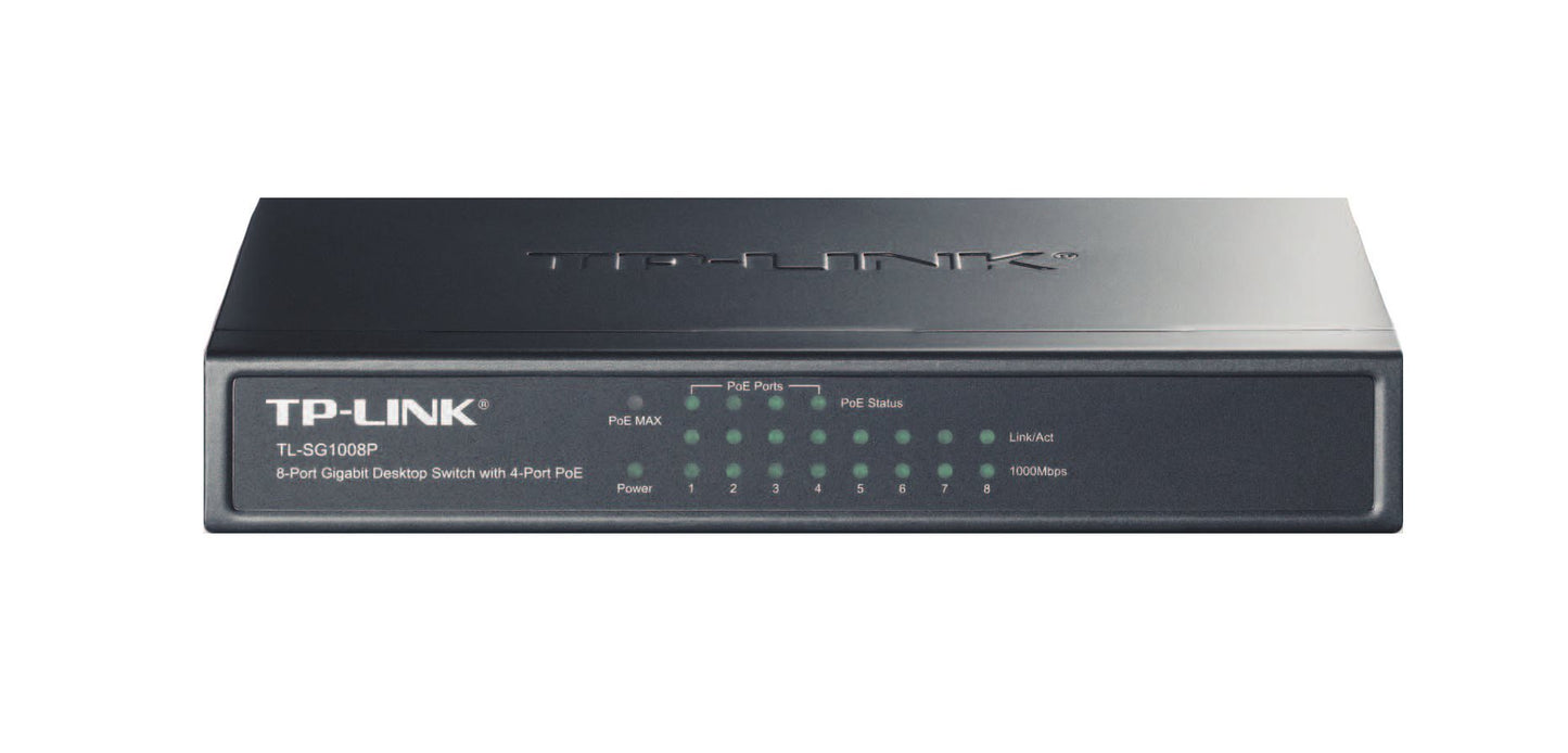 TP-LINK Switch TL-SG1008P 8xGBit Unmanaged (4xPoE)