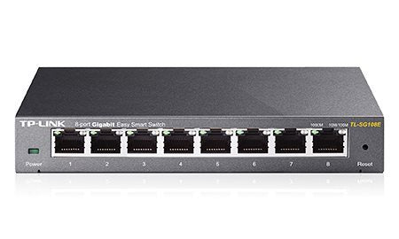 TP-LINK Switch TL-SG108E 8xGBit Unmanaged Metallgehäuse