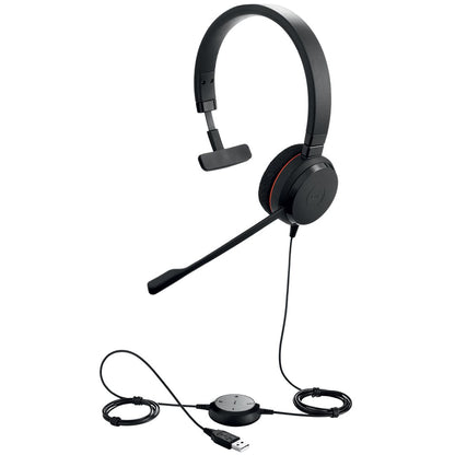 Jabra Headset Evolve 20 MS Mono USB-A Zertifiziert für Skype für Unternehmen