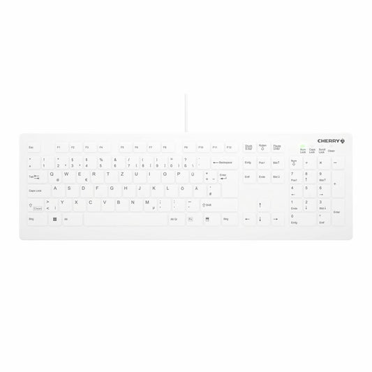 CONTOUR ACTIVE KEY Keyboard AK-C8112 Medical corded sealed DE white IP68 kabelgebunden, vollversiege
