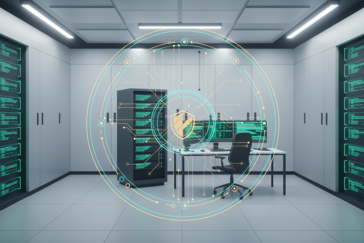 Lokale Serverinfrastruktur für die Verarbeitung betrieblicher Daten mit KI